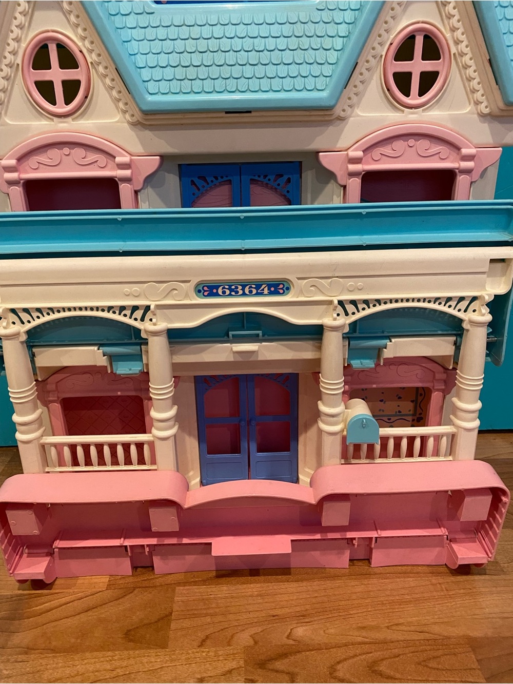 Fisher Price Loving Family Dream Doll Folding House #6364 Vintage 1993 90s - Picture 3 of 13